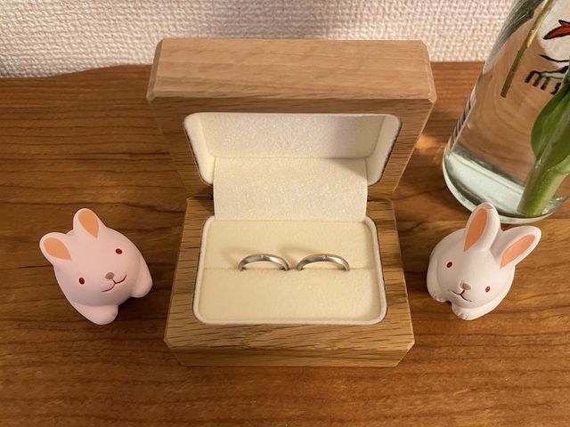 カヨフさんのジャスミンの指輪を自分たち好みにオーダーしました