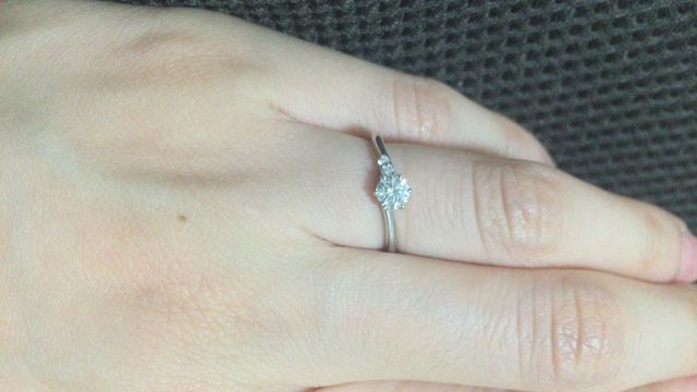 実際にはめてみたところ。