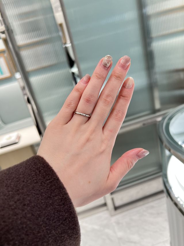 結婚指輪着用写真