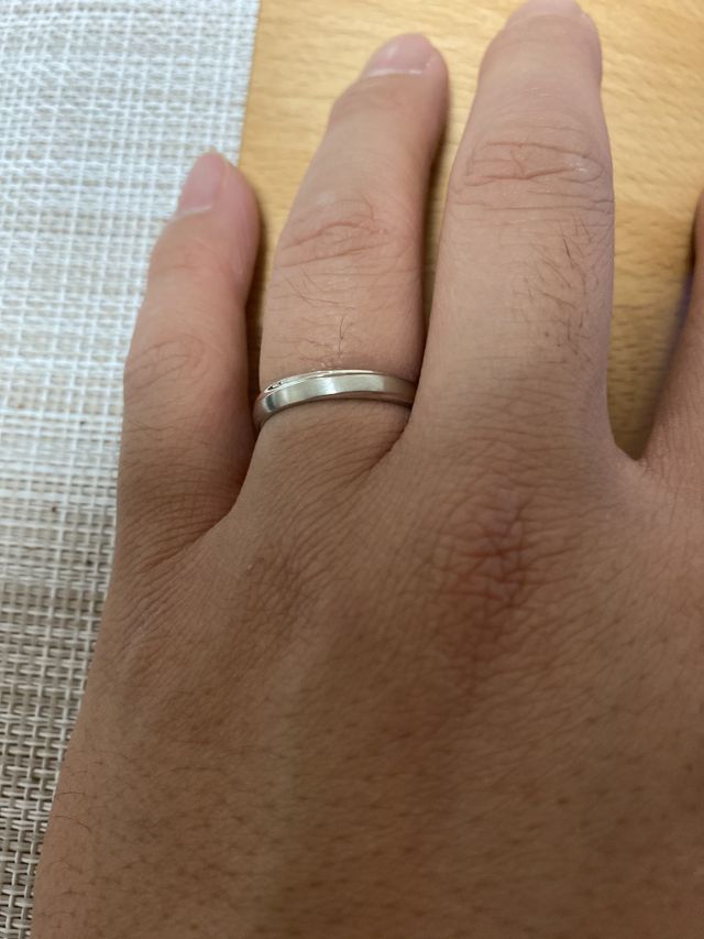 『時結』男性　127600円
シンプルだけどデザイン性がある