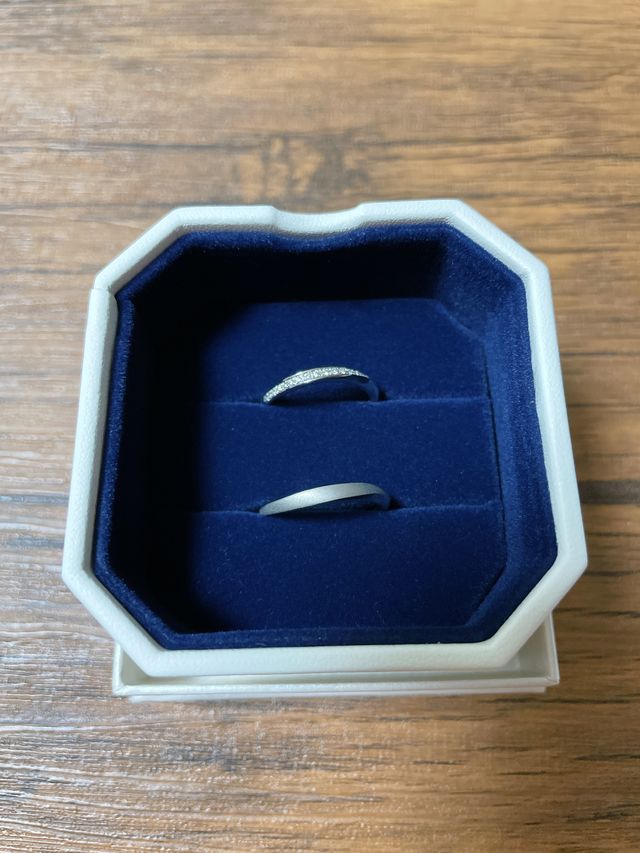 ウェーブが指にフィットするので、