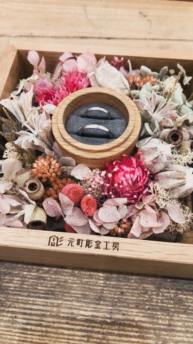 撮影用のボックスもとても素敵でした。