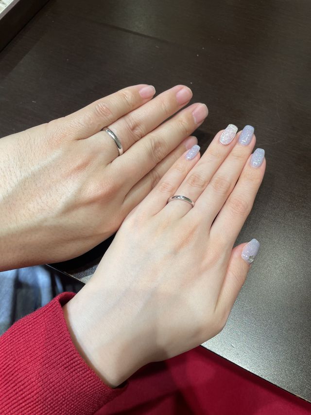 シンプルな指輪です