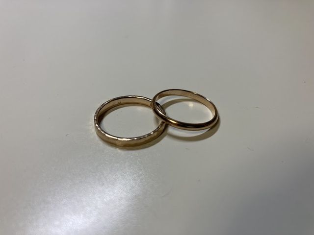 セットで製作した指輪です。