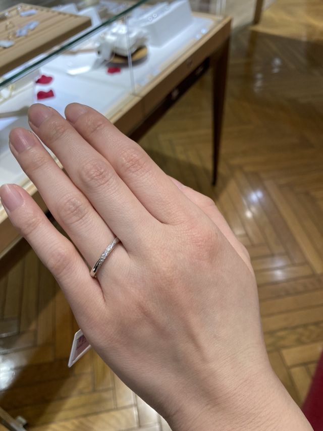 コスタンテのプラチナリング