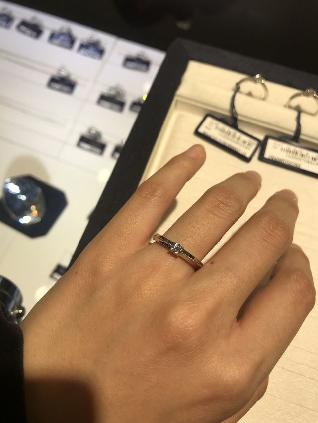 ミルグレインも細かくて繊細でとても綺麗でした。