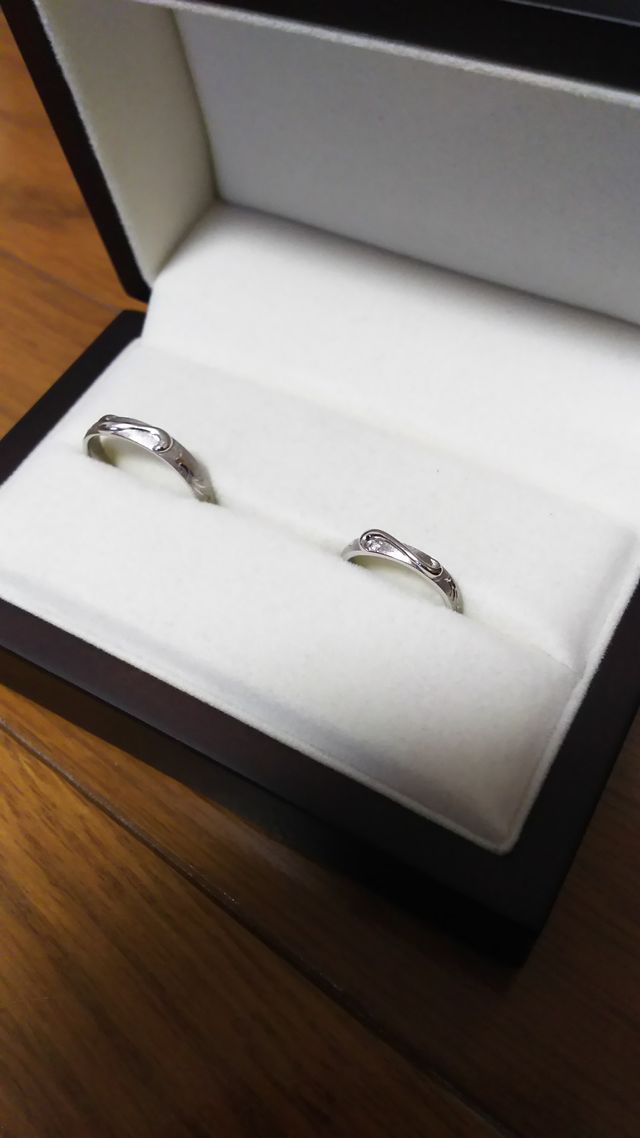 世界にひとつしかない結婚指輪！！