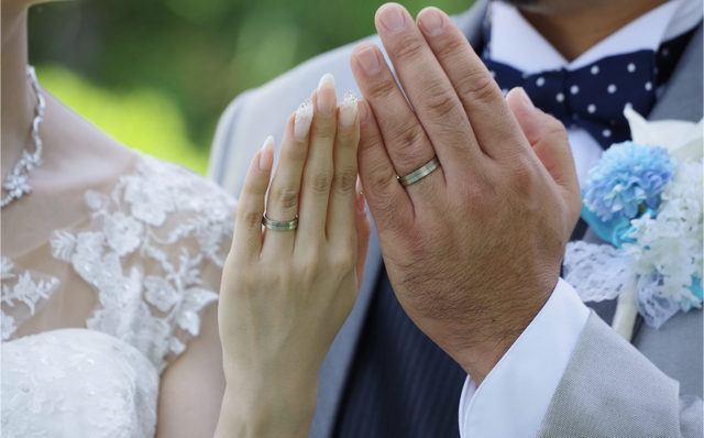 結婚式の時に撮ってもらいました。