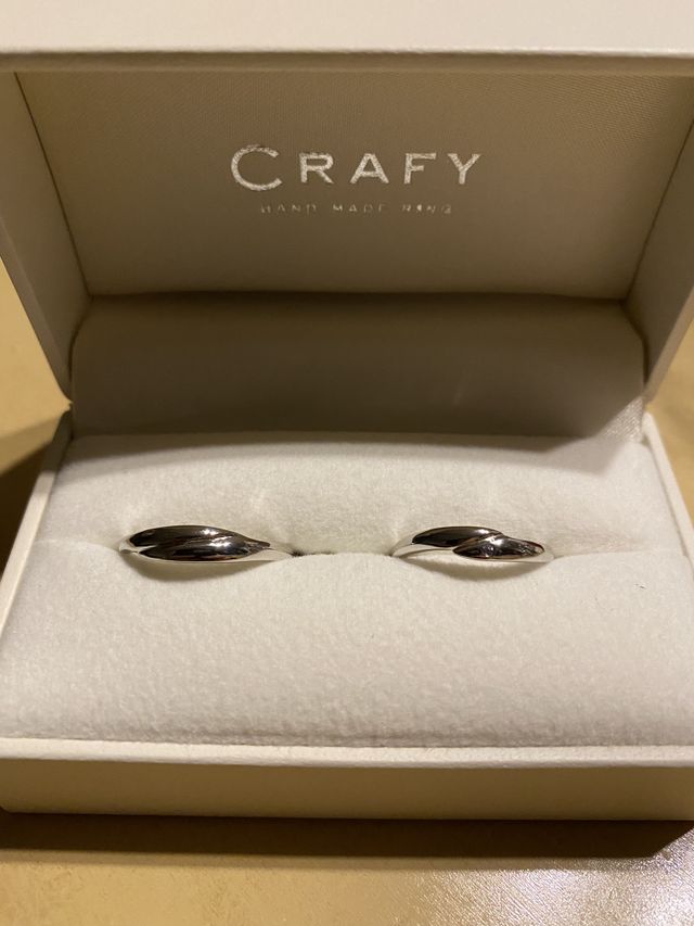 世界で一つしかない指輪を作ることができました！