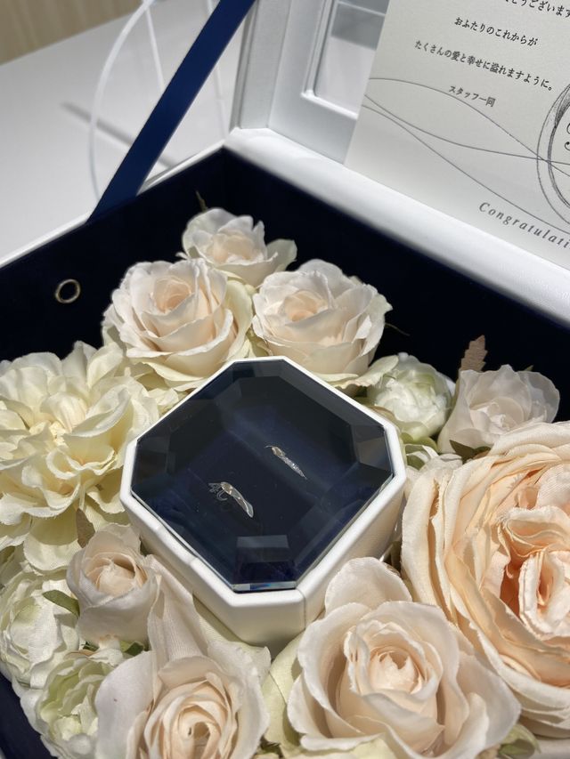 素敵な指輪です。大切にします。