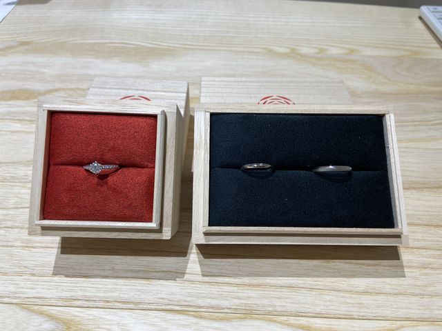 婚約指輪+結婚指輪