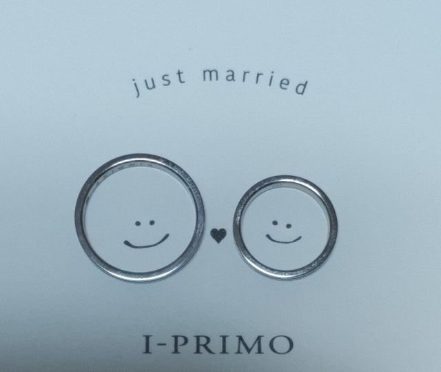 かわいいカードを頂いて、記念に撮りました