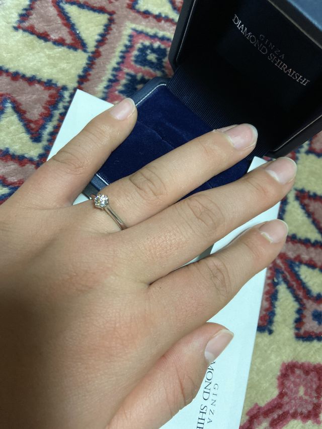 ダイヤモンドもとても気に入っております。