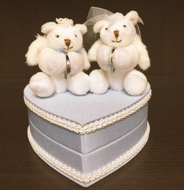 結婚指輪＆ノベルティのケースとリングドール