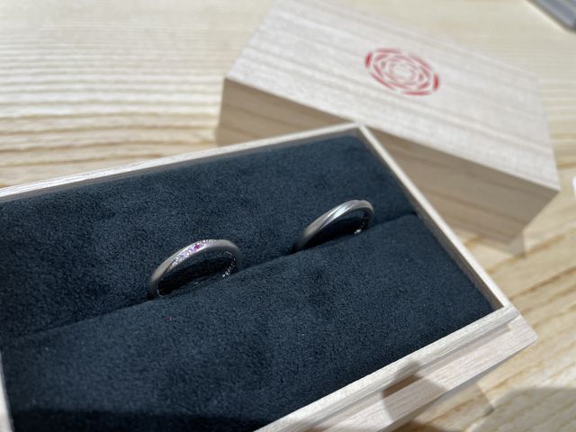 大満足のいく素敵な指輪に仕上げていただきました！