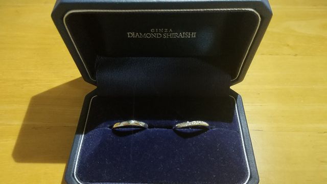 結婚指輪です。