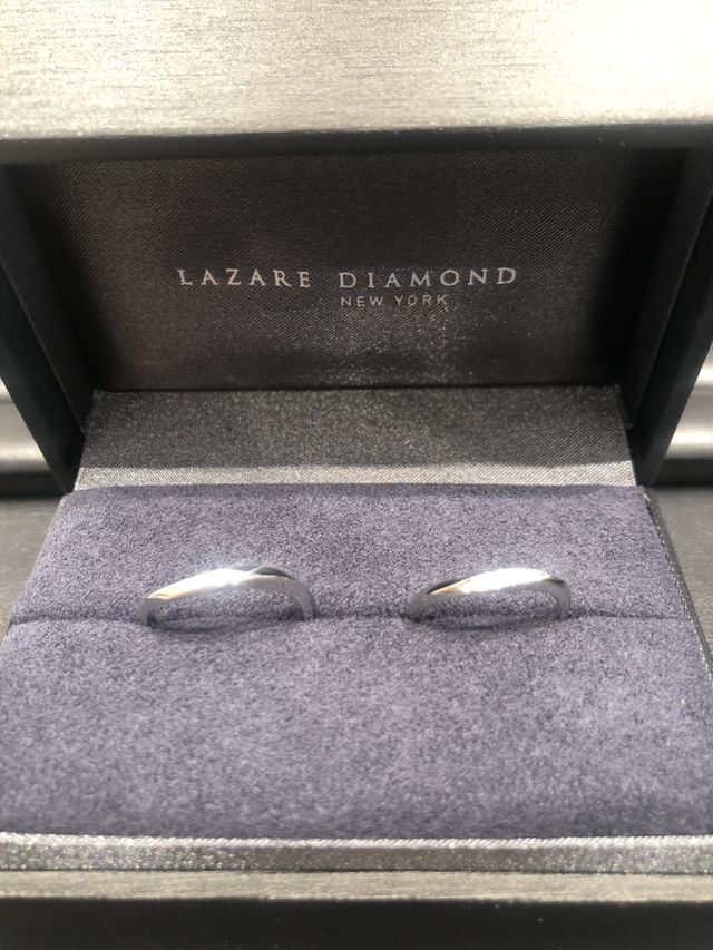 ダイヤモンドの輝きすごくて、写真にうまくおさまりません！