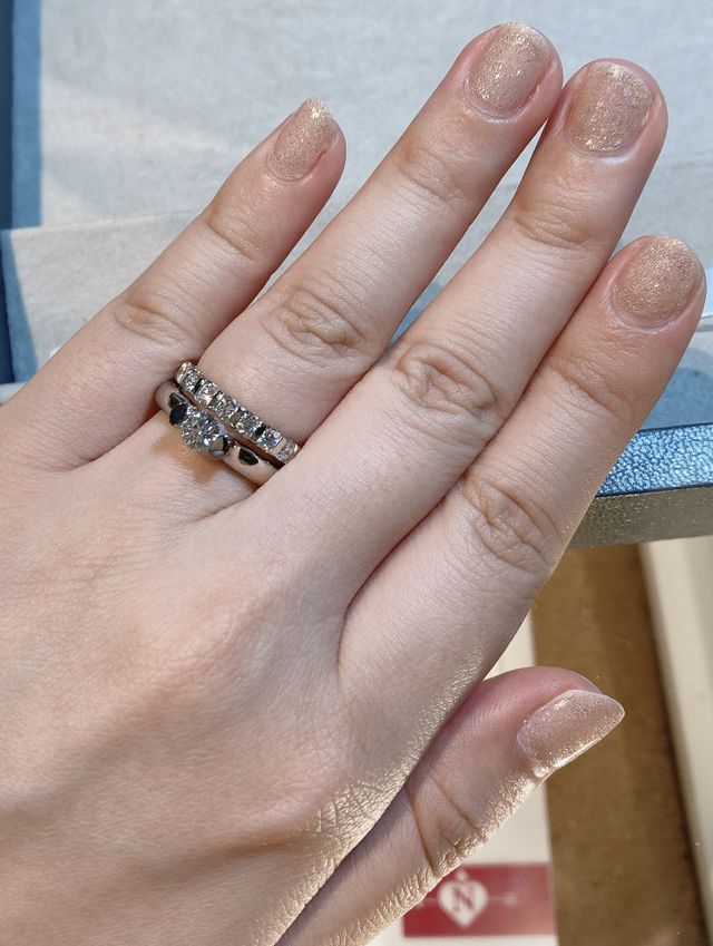 太めのデザインでボリューム感ある組み合わせ