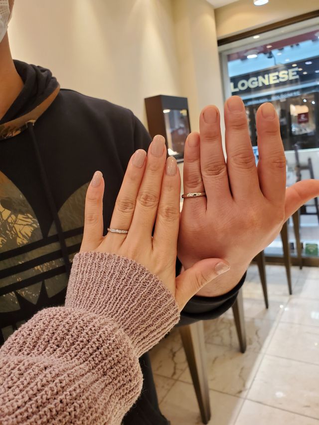 フェリーチェの双子ダイヤモンドにしました(*&acute;&or;`*)