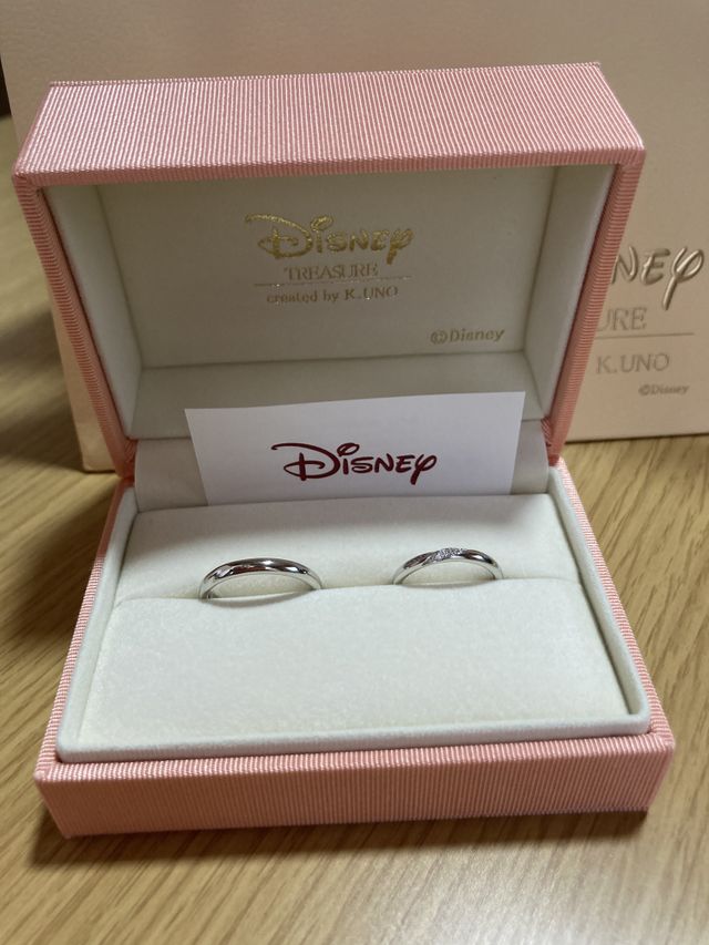 ペアの指輪です