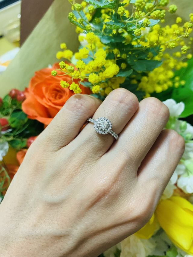 メレダイヤがキラキラで本当に綺麗です。