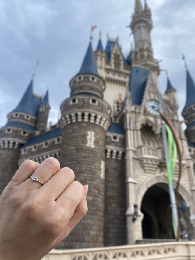 ディズニーでプロポーズされました！