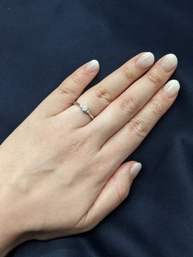 着用時の写真。