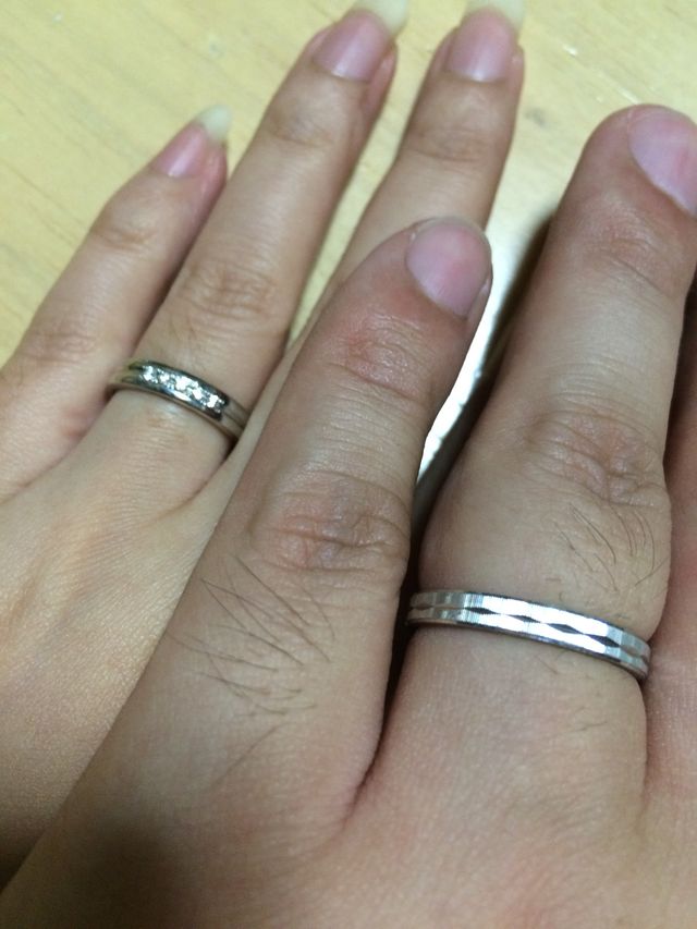 デザインはお互い気に入った物にしました