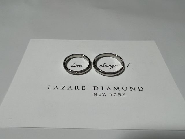 お店の方にいただいたカードに並べて撮りました