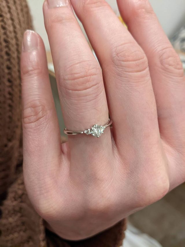 よく似合っていました。
とても気に入ってもらえました！