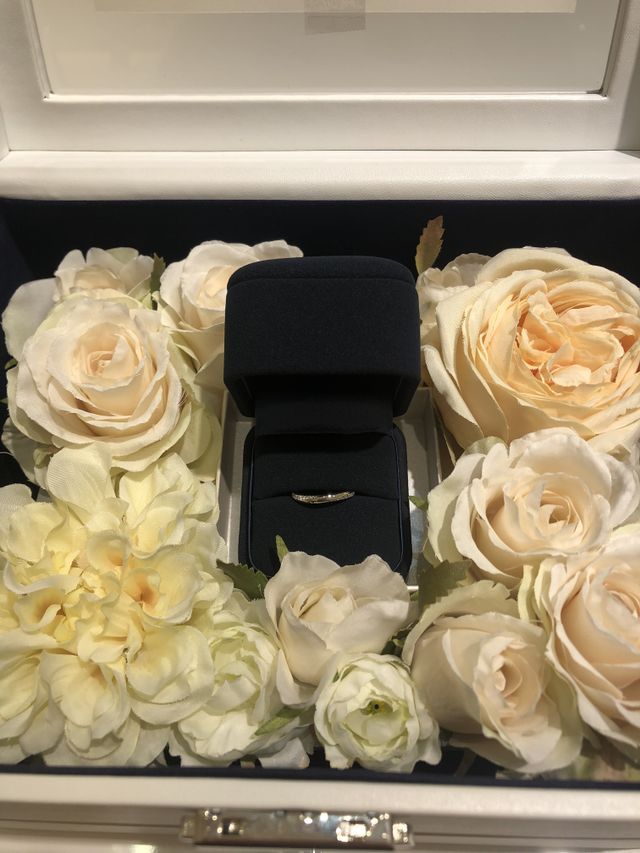 受け渡し時の指輪