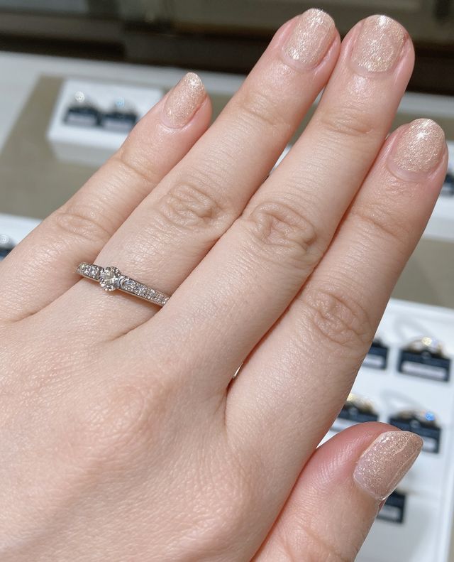 一粒ダイヤ&times;エタニティ