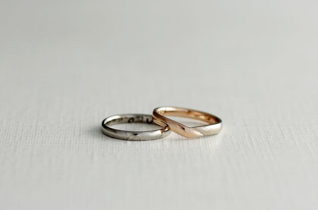 左:ブラックゴールド
右:ピンクゴールド&times;ブラウンゴールド