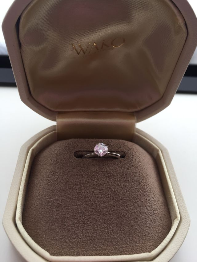 エンゲージメントリングです。