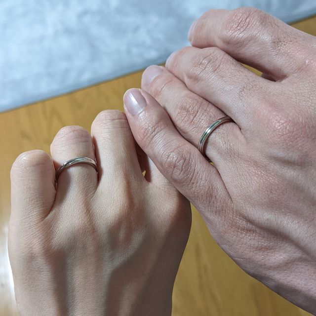 受け取った初日に、嬉しくて撮った1枚です。