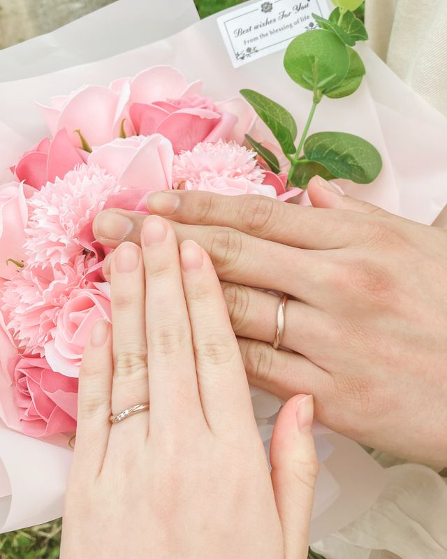 2人で記念に撮った一枚です。