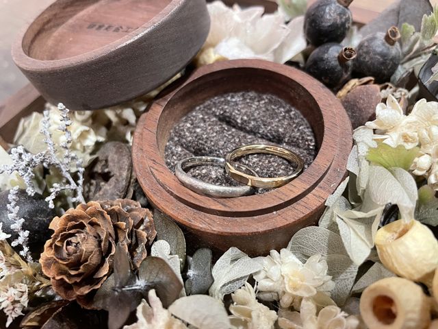 K18ホワイトゴールド
K18イエローゴールドで作りました