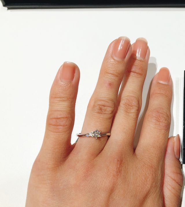 指輪選びの際に撮らせてもらった写真です。