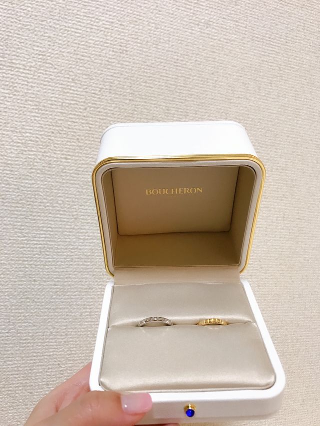 デザインが大好きで、コレ！と決めていた憧れの指輪