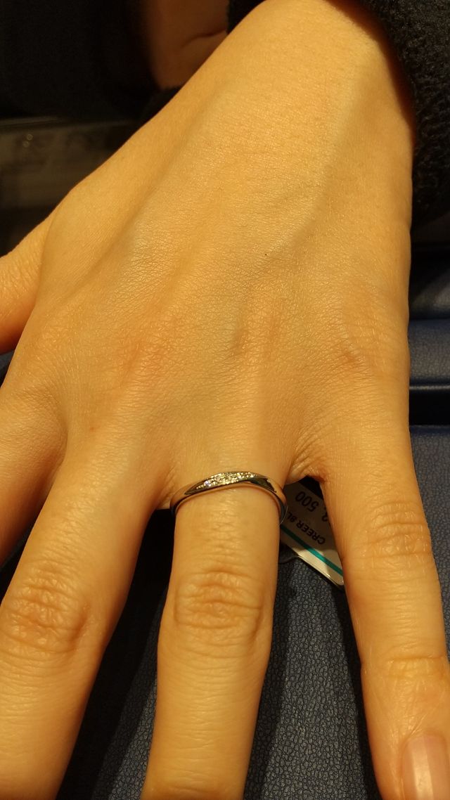 ウェーブのラインが素敵でした。