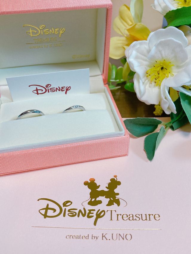 ディズニーデザインの指輪です。