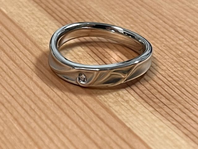 机に置いて撮った写真