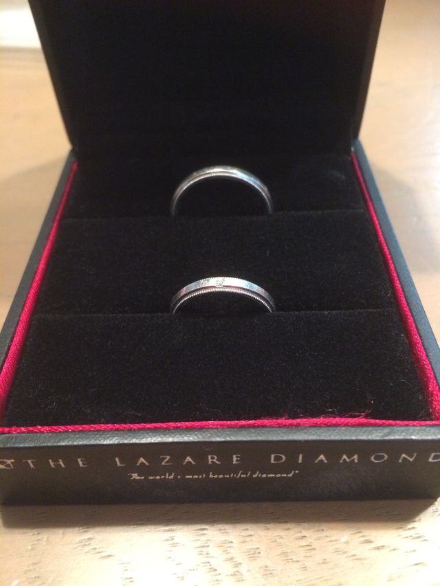 主人の指輪と同じデザイン