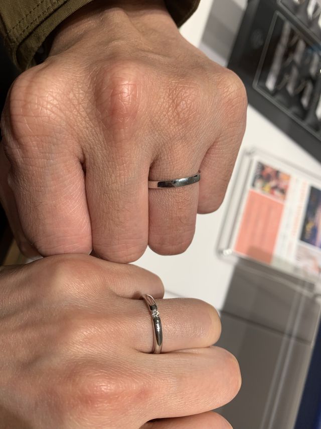 2人で付けてる時の写真です。