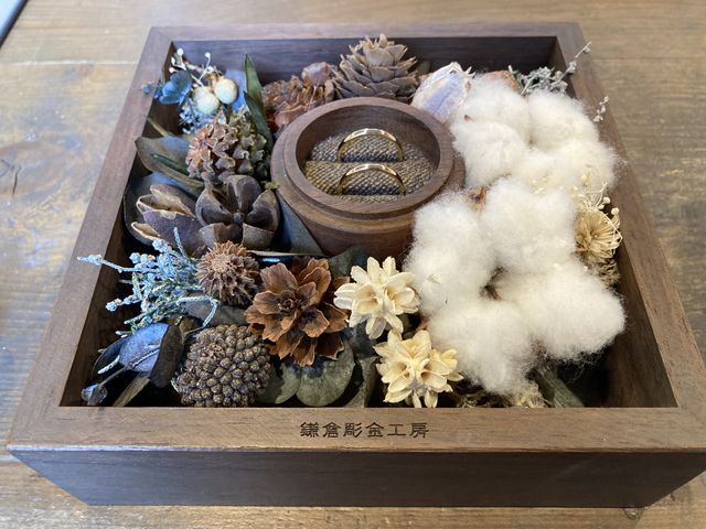 2人で結婚指輪を手作りしました！