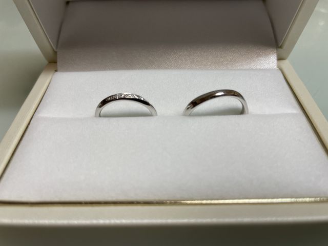 指輪サイズ
新婦:8.5
新郎:10.5