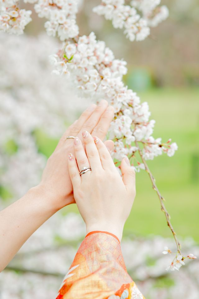 前撮りの時に撮ってもらいました！