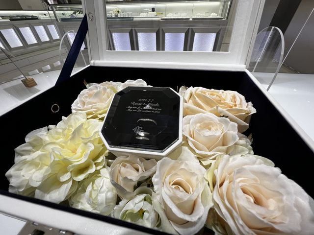 結婚指輪です。