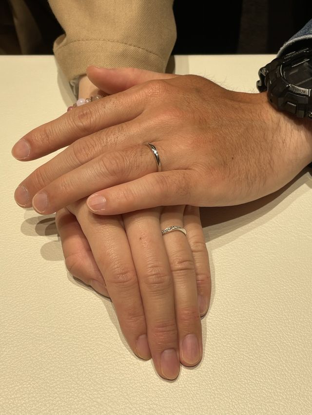 受け取りの際に、スタッフの方に撮影して頂きました。