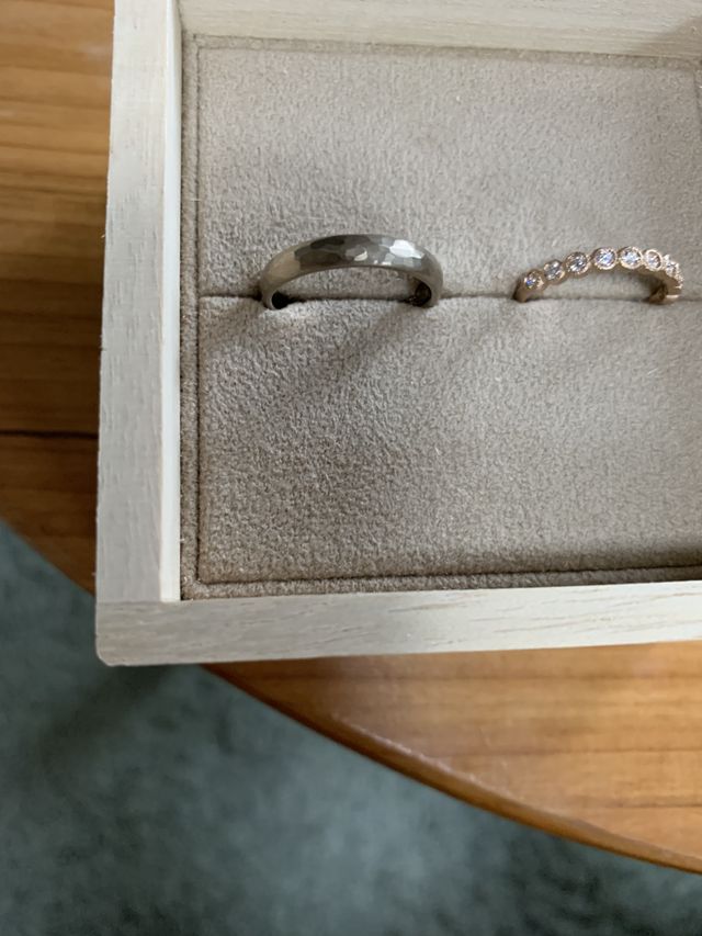 bloomの結婚指輪。